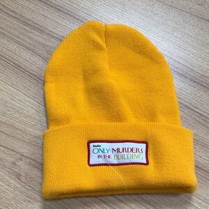 Only Murders in the Building - Yellow Beanie with Patch, unisex, New!